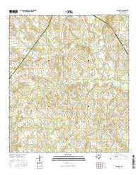 Frenstat Texas Current topographic map, 1:24000 scale, 7.5 X 7.5 Minute, Year 2016