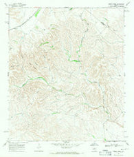 Fresno Creek Texas Historical topographic map, 1:24000 scale, 7.5 X 7.5 Minute, Year 1968