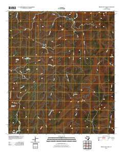 Friend Mountain Texas Historical topographic map, 1:24000 scale, 7.5 X 7.5 Minute, Year 2010
