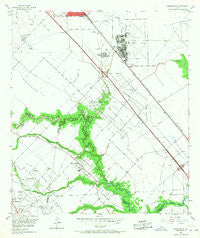Friendswood Texas Historical topographic map, 1:24000 scale, 7.5 X 7.5 Minute, Year 1955