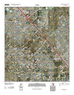 Friendswood Texas Historical topographic map, 1:24000 scale, 7.5 X 7.5 Minute, Year 2010