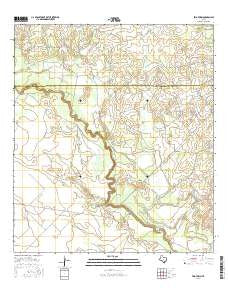 Frio Town Texas Current topographic map, 1:24000 scale, 7.5 X 7.5 Minute, Year 2016