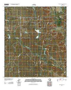 Frio Town NE Texas Historical topographic map, 1:24000 scale, 7.5 X 7.5 Minute, Year 2010
