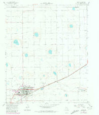 Friona Texas Historical topographic map, 1:24000 scale, 7.5 X 7.5 Minute, Year 1966