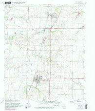 Frisco Texas Historical topographic map, 1:24000 scale, 7.5 X 7.5 Minute, Year 1960