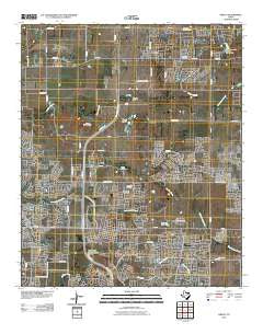 Frisco Texas Historical topographic map, 1:24000 scale, 7.5 X 7.5 Minute, Year 2010