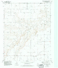 Frisco Creek West Texas Historical topographic map, 1:24000 scale, 7.5 X 7.5 Minute, Year 1974