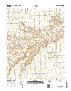 Frisco Creek West Texas Current topographic map, 1:24000 scale, 7.5 X 7.5 Minute, Year 2016