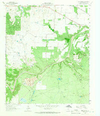 Frog Mountain Texas Historical topographic map, 1:24000 scale, 7.5 X 7.5 Minute, Year 1962