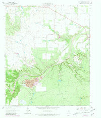 Frog Mountain Texas Historical topographic map, 1:24000 scale, 7.5 X 7.5 Minute, Year 1962
