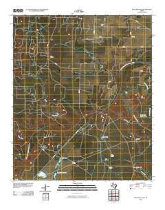 Frog Mountain Texas Historical topographic map, 1:24000 scale, 7.5 X 7.5 Minute, Year 2010