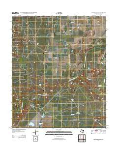 Frog Mountain Texas Historical topographic map, 1:24000 scale, 7.5 X 7.5 Minute, Year 2012