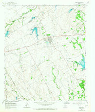 Frost Texas Historical topographic map, 1:24000 scale, 7.5 X 7.5 Minute, Year 1965