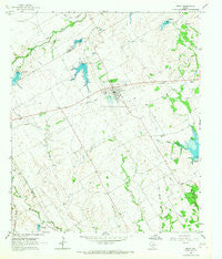 Frost Texas Historical topographic map, 1:24000 scale, 7.5 X 7.5 Minute, Year 1965