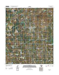 Frost Texas Historical topographic map, 1:24000 scale, 7.5 X 7.5 Minute, Year 2012