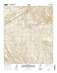 Frost Texas Current topographic map, 1:24000 scale, 7.5 X 7.5 Minute, Year 2016