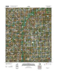 Fruitvale Texas Historical topographic map, 1:24000 scale, 7.5 X 7.5 Minute, Year 2012