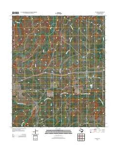 Fulda Texas Historical topographic map, 1:24000 scale, 7.5 X 7.5 Minute, Year 2012