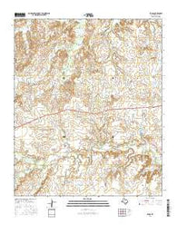Fulda Texas Current topographic map, 1:24000 scale, 7.5 X 7.5 Minute, Year 2016