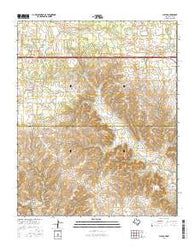Fuller Texas Current topographic map, 1:24000 scale, 7.5 X 7.5 Minute, Year 2016