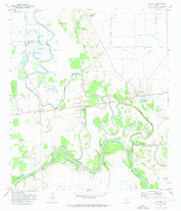 Fulshear Texas Historical topographic map, 1:24000 scale, 7.5 X 7.5 Minute, Year 1971