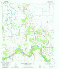 Fulshear Texas Historical topographic map, 1:24000 scale, 7.5 X 7.5 Minute, Year 1971