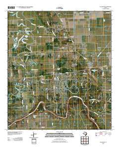 Fulshear Texas Historical topographic map, 1:24000 scale, 7.5 X 7.5 Minute, Year 2010