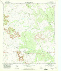 Gail Texas Historical topographic map, 1:24000 scale, 7.5 X 7.5 Minute, Year 1969