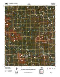 Gail Texas Historical topographic map, 1:24000 scale, 7.5 X 7.5 Minute, Year 2010