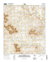 Gail Texas Current topographic map, 1:24000 scale, 7.5 X 7.5 Minute, Year 2016