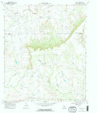 Gail NE Texas Historical topographic map, 1:24000 scale, 7.5 X 7.5 Minute, Year 1969