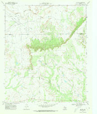 Gail NE Texas Historical topographic map, 1:24000 scale, 7.5 X 7.5 Minute, Year 1969