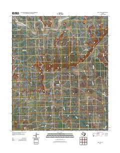 Gail NE Texas Historical topographic map, 1:24000 scale, 7.5 X 7.5 Minute, Year 2012