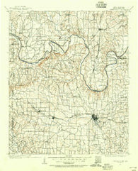 Gainesville Texas Historical topographic map, 1:125000 scale, 30 X 30 Minute, Year 1902