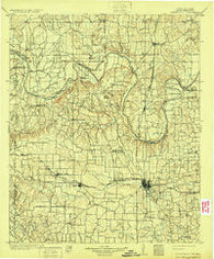 Gainesville Texas Historical topographic map, 1:125000 scale, 30 X 30 Minute, Year 1902