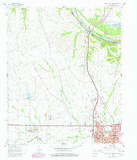 Gainesville North Texas Historical topographic map, 1:24000 scale, 7.5 X 7.5 Minute, Year 1960