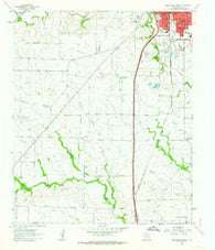 Gainesville South Texas Historical topographic map, 1:24000 scale, 7.5 X 7.5 Minute, Year 1960
