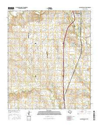 Gainesville South Texas Current topographic map, 1:24000 scale, 7.5 X 7.5 Minute, Year 2016