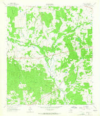 Galilee Texas Historical topographic map, 1:24000 scale, 7.5 X 7.5 Minute, Year 1962
