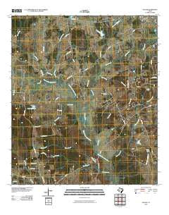 Galilee Texas Historical topographic map, 1:24000 scale, 7.5 X 7.5 Minute, Year 2010