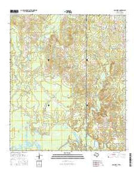 Galloway Texas Current topographic map, 1:24000 scale, 7.5 X 7.5 Minute, Year 2016