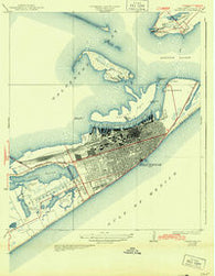 Galveston Texas Historical topographic map, 1:31680 scale, 7.5 X 7.5 Minute, Year 1933