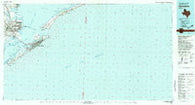 Galveston Texas Historical topographic map, 1:100000 scale, 30 X 60 Minute, Year 1983