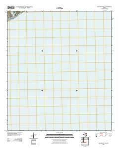 Galveston OE S Texas Historical topographic map, 1:24000 scale, 7.5 X 7.5 Minute, Year 2010