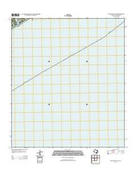Galveston OE S Texas Historical topographic map, 1:24000 scale, 7.5 X 7.5 Minute, Year 2013