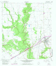 Ganado Texas Historical topographic map, 1:24000 scale, 7.5 X 7.5 Minute, Year 1963