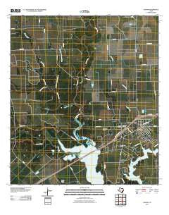 Ganado Texas Historical topographic map, 1:24000 scale, 7.5 X 7.5 Minute, Year 2010
