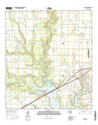 Ganado Texas Current topographic map, 1:24000 scale, 7.5 X 7.5 Minute, Year 2016