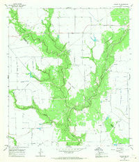 Ganado NE Texas Historical topographic map, 1:24000 scale, 7.5 X 7.5 Minute, Year 1965