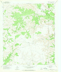 Garden City NE Texas Historical topographic map, 1:24000 scale, 7.5 X 7.5 Minute, Year 1963